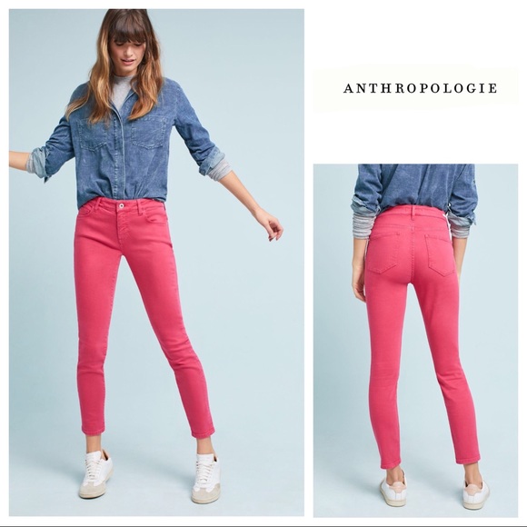 hot pink skinny pants